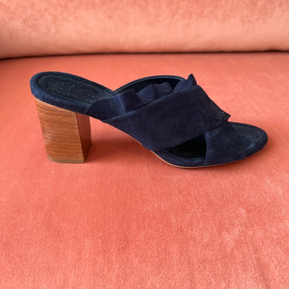 Loeffler Randall Navy Blue Mules size 9